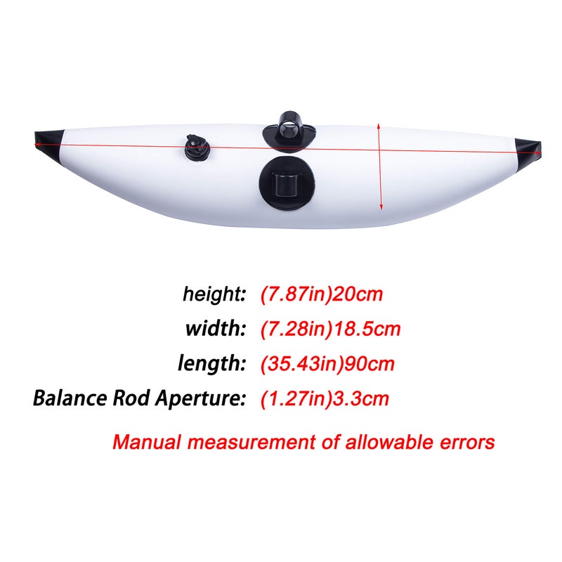 METER STAR 2Pcs Kayak Inflatable Outrigger Stabilizer Water Kayak Floats Buoy,Produced with PVC Raw Materials, Reliable Quality - Image 3